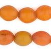 Ethiopian Orange Tomato Beads (22x18mm)