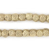 Brass Patterned Diamond Cut Beads (9mm)