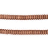 Copper Smooth Rondelle Beads (6mm)