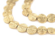 Baule-Style Circular Gold Beads (12mm) - The Bead Chest