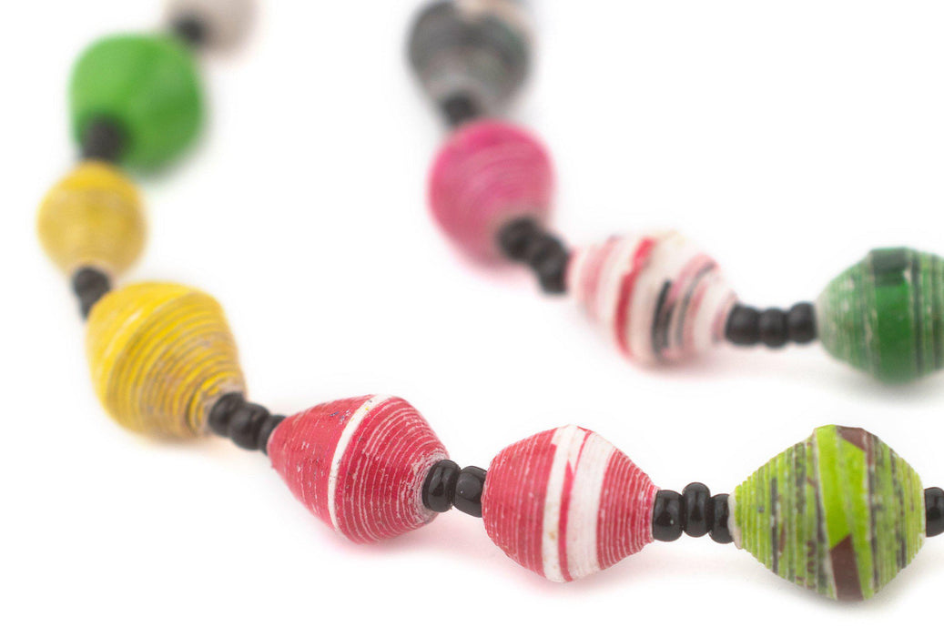 House Medley Recycled Paper Beads from Uganda - The Bead Chest