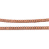 Copper Patterned Rondelle Beads (4mm)