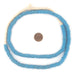 Turquoise Blue Mini-Disk Sandcast Beads - The Bead Chest