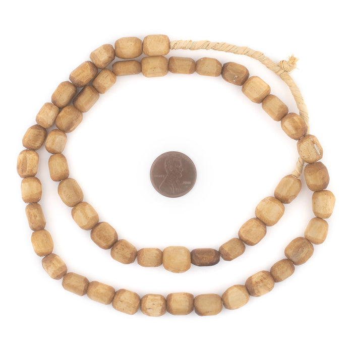 Light Brown Kenya Bone Beads (Small) - The Bead Chest