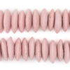 Pink Ashanti Glass Saucer Beads (20mm)