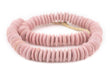 Pink Ashanti Glass Saucer Beads (20mm) - The Bead Chest