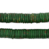 Emerald Green Bone Button Beads (12mm)