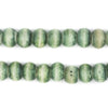 Dark Green Rustic Bone Mala Beads (10mm)