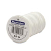 Beadalon 0.30mm White Silk Thread Size D (780ft)