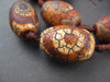 Antiqued Tibetan Agate Oval Beads (27x18mm)