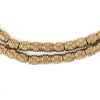 Antiqued Brass Engraved Cylinder Beads (5x4mm)