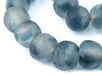 Jumbo Blue Wave Marine Recycled Glass Beads (23mm) - The Bead Chest