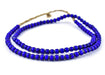 Indigo Blue White Heart Beads (6mm) - The Bead Chest