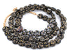 Antique Black Fancy Circular Venetian Trade Beads - The Bead Chest