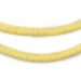 Pastel Yellow Vinyl Heishi Beads (6mm) - The Bead Chest