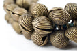 Antique Nigerian Brass Bells (15x12mm) - The Bead Chest