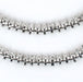 Silver Wide Saucer Beads (4x7mm) - The Bead Chest