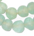 Jumbo Clear Aqua Recycled Glass Beads (24mm) - The Bead Chest