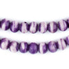 Purple Rustic Bone Mala Beads (10mm)