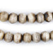 Grey Round Bone Mala Beads (12mm) - The Bead Chest