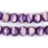 Purple Rustic Bone Beads (12mm)