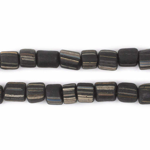 Ancient Blue-Grey Java Gooseberry Beads (6-8mm) - The Bead Chest