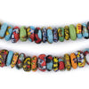 House Medley Fused Rondelle Recycled Glass Beads (11mm)