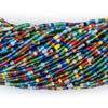 Translucent African Medley Afghan Tribal Seed Beads