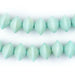 Mint Green Bicone Natural Wood Beads (10x15mm) - The Bead Chest