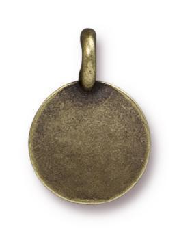 Antiqued Brass Buddha Charm (16x12mm) - The Bead Chest