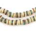 Vintage Inlaid Bone Mala Beads (6mm) - The Bead Chest