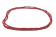 Coral Red Java Glass Seed Beads (2.5mm, 48" Strand) - The Bead Chest