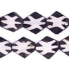 Starfish Batik Bone Beads (Hexagon)