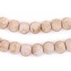 Cream Ancient Style Java Glass Beads (11mm)