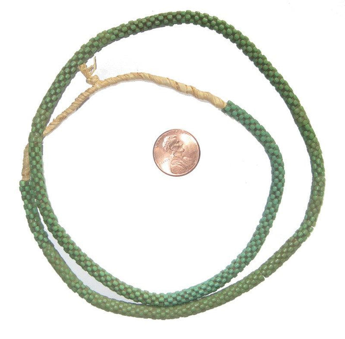 Green Star Snake Beads (6mm) - The Bead Chest