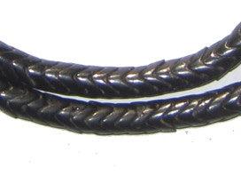 Black Glass Snake Beads (6mm) - The Bead Chest
