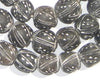 Black & White Terracotta Beads