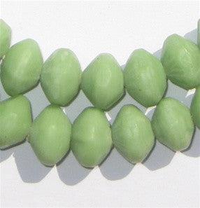 Opaque Green Vaseline Beads - The Bead Chest