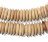 Wood Saucer Beads (10mm)