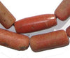 Yoruba Mock Coral Beads (Cylindrical)